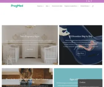 Pregmed.org(Pregnancy Articles) Screenshot