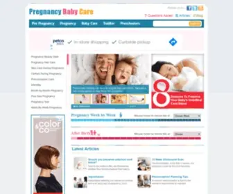 Pregnancy-Baby-Care.com(Pregnancy, Baby Care, Toddler Care and Preschooler) Screenshot