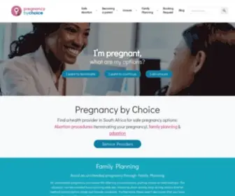 Pregnancybychoice.co.za(Pregnancy by Choice) Screenshot