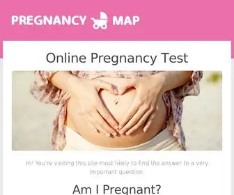 Pregnancymap.com(Your Online Pregnancy Test) Screenshot