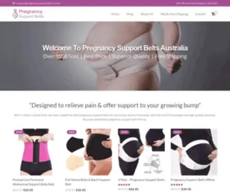 Pregnancysupportbelts.com.au(Pregnancy Support Belts Australia) Screenshot