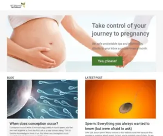 Pregnant-Naturally.com(Get Pregnant Naturally) Screenshot