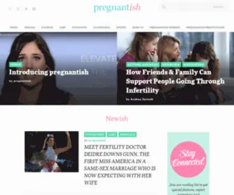 Pregnantish.com(Pregnantish Magazine) Screenshot