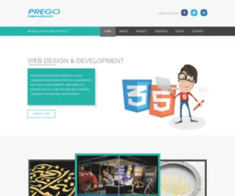 Prego.ae(Prego International) Screenshot