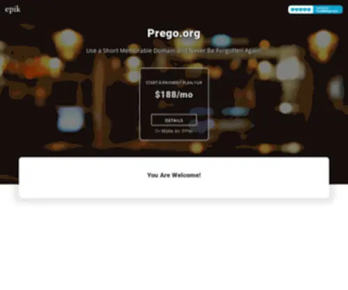 Prego.org(PREGO Associates & PREGO Network) Screenshot