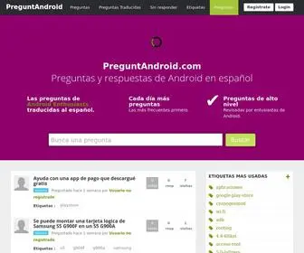 Preguntandroid.com(Preguntas de android en Español) Screenshot