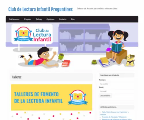 Preguntines.com(Niños leer) Screenshot