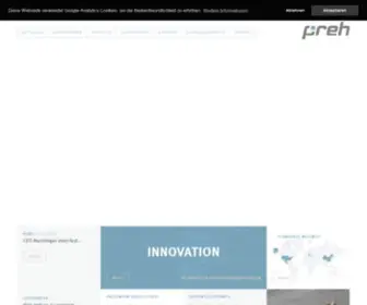 Preh.com(Automotive Bediensysteme) Screenshot