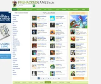 Prehackedgames.com(Hacked Games) Screenshot