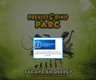 Prehistodino.com(Lacave en Quercy (entre Rocamadour et Souillac)) Screenshot