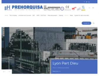 Prehorquisa.com(PREFABRICADOS DE HORMIGÓN PREHORQUISA) Screenshot