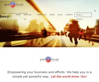 Preigo.com(Preigo Fover Technologies) Screenshot
