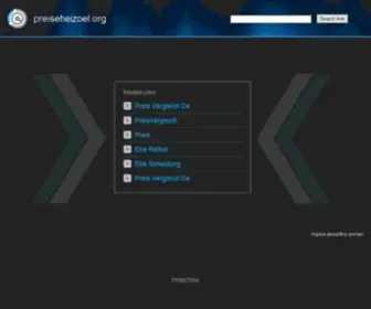 Preiseheizoel.org(Preiseheizoel) Screenshot