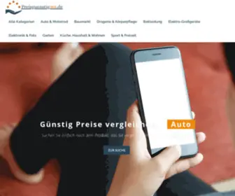 Preisguenstig365.de(Preiswerte Produkte miteinander vergleichen) Screenshot