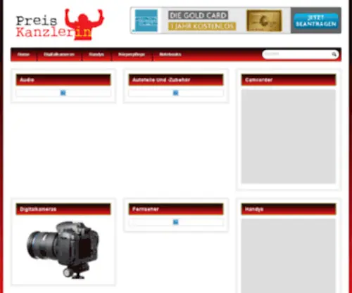 Preiskanzlerin.de(Eine weitere WordPress) Screenshot