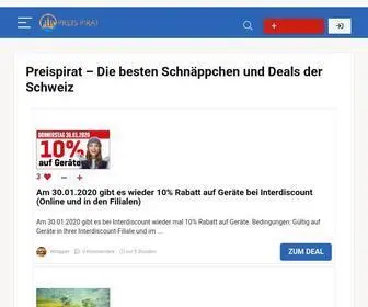 Preispirat.ch(Deals. Gutscheine. Schnäppchen. Aktionen) Screenshot