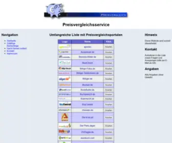 Preisvergleichsservice.de(Preisvergleichsservice) Screenshot