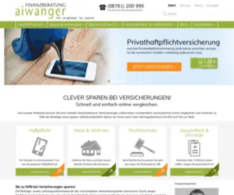 Preiswert-Versichert.de(Clever Sparen bei Versicherungen) Screenshot