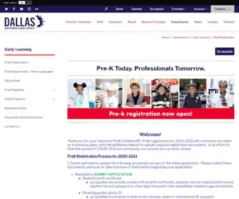 Prekdallas.org(Early Learning) Screenshot