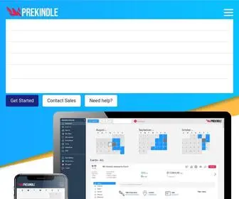 Prekindle.com(Online ticketing) Screenshot