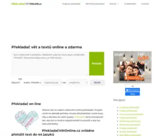 PrekladacVetonline.cz(Překladač vět a textů online ZDARMA) Screenshot