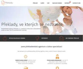 Prekladysro.cz(PŘEKLADY s.r.o) Screenshot