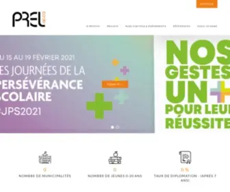 Prel.qc.ca(Accueil) Screenshot