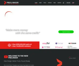 Prelinker.com(Premium Affiliation Partner) Screenshot