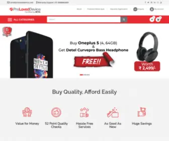 Preloveddevice.com(Best Site for Refurbished Phones in India) Screenshot