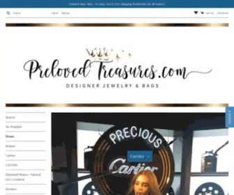 Prelovedtreasures.com(Shop PreLoved Treasures) Screenshot