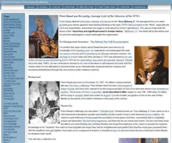 Prem-Rawat-Bio.org(The Life and Career of Prem Rawat aka Maharaji) Screenshot