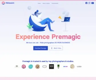 Premagic.com(Everything You Need To Grow Your Photography Business) Screenshot