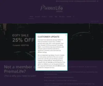 Premalifeaustralia.com(Prema Life Australia Pty Ltd) Screenshot