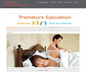 Premature-Ejaculation-Exercise.com(Premature Ejaculation Exercise) Screenshot