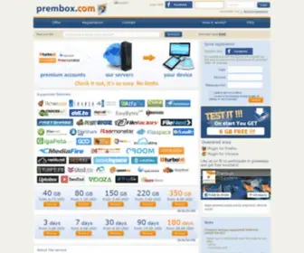 Prembox.com(Pobieranie bez limitów) Screenshot