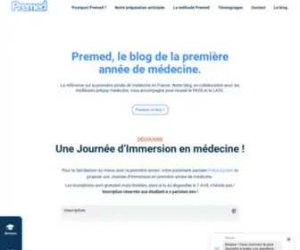 Premed.fr(Le blog de la première année de médecine) Screenshot