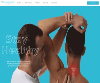 Premedionalex.com(Premedion Health & Wellbeing) Screenshot