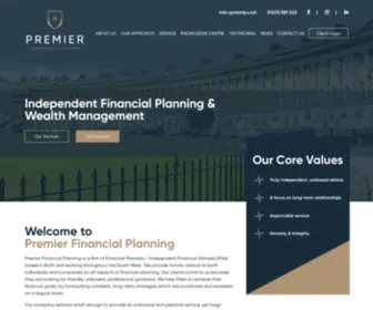 Premfp.com(Premier Financial Planning) Screenshot