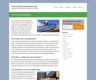 Premie-Zonnepanelen.be(Informatie) Screenshot