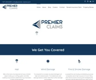 Premier-Claims.com(Premier Claims) Screenshot