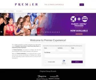 Premier-Experience.mx(Premier Experience) Screenshot