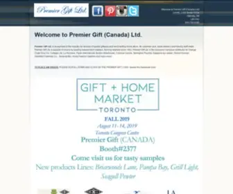 Premier-Gift.com(Premier Gift (Canada) Ltd) Screenshot