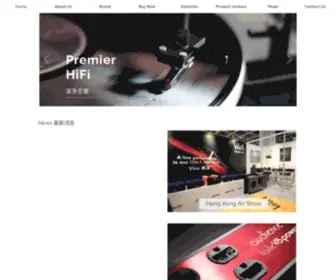 Premier-Hifi.com(Premier) Screenshot