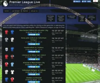 Premier-League-Stream.net(Premier League Stream) Screenshot