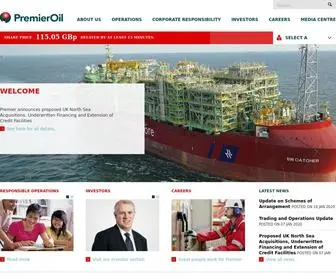 Premier-Oil.com(Premier Oil) Screenshot