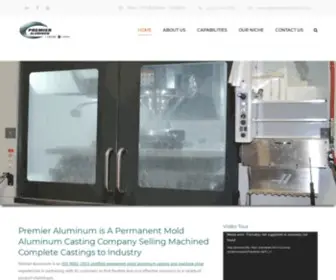 Premieraluminum.com(Premier Aluminum) Screenshot