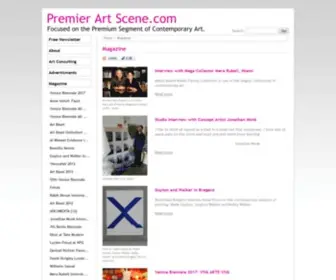 Premierartscene.com(Premier Art) Screenshot