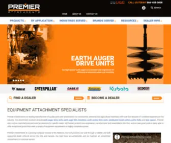 Premierattach.com(Equipment Attachments) Screenshot