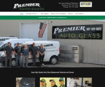 Premierautoglass.net(Premier Auto Glass) Screenshot