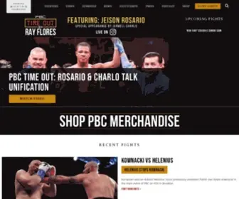 Premierboxingchampions.com(Next fight) Screenshot